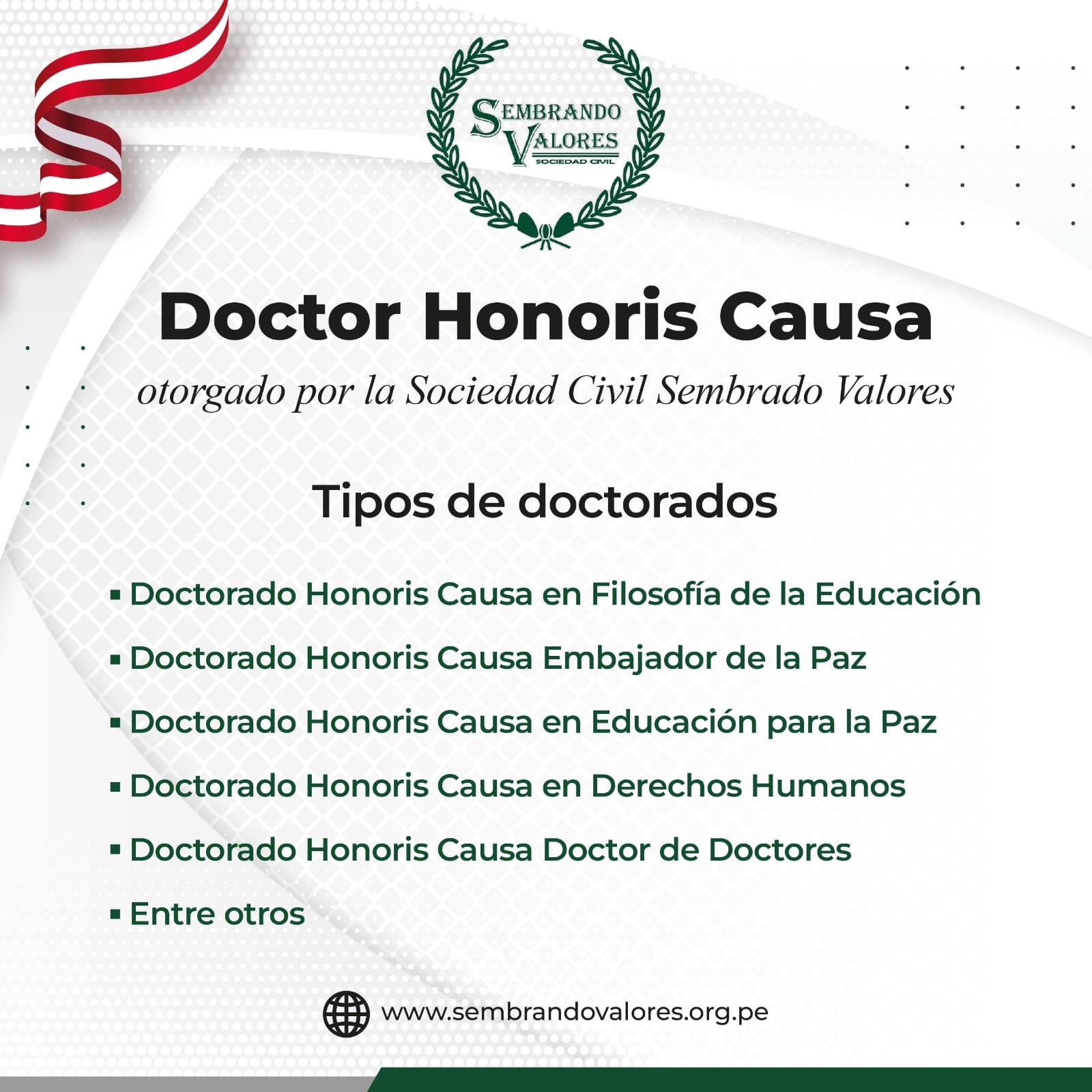 Doctorado Honoris Causa